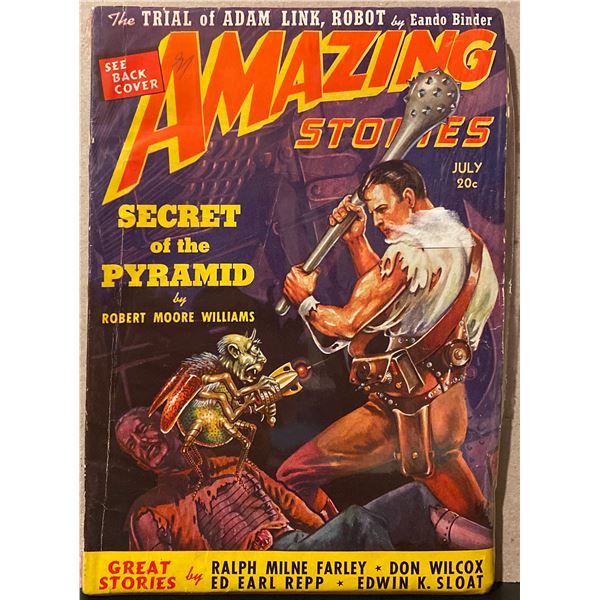 1939 Amazing Stories Vol.13 No.7, Pulp Magazine