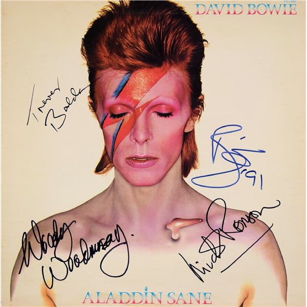 David Bowie signed Aladdin Sane album