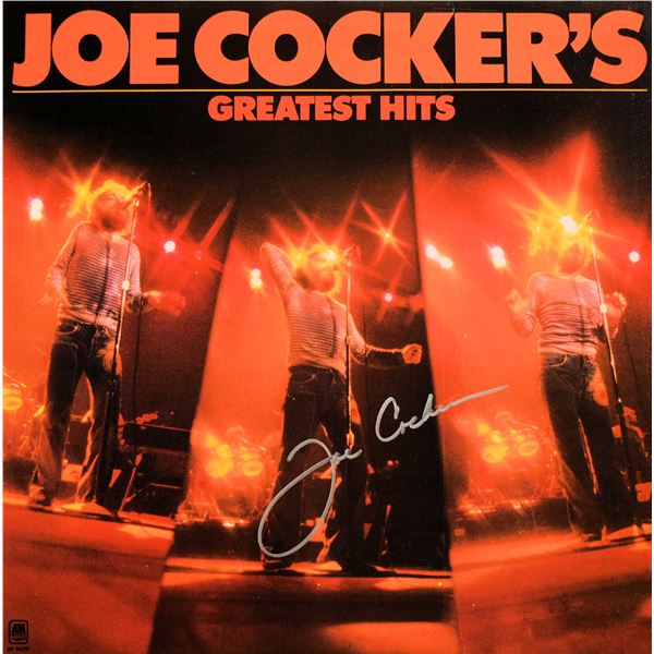 Joe Cocker Greatest Hits signed album