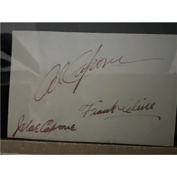 Al and Mae Capone original signatures