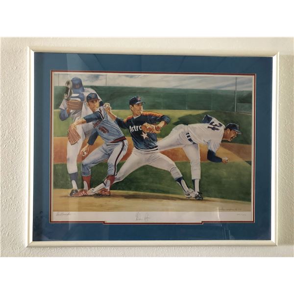 Nolan Ryan signed limited edition litho