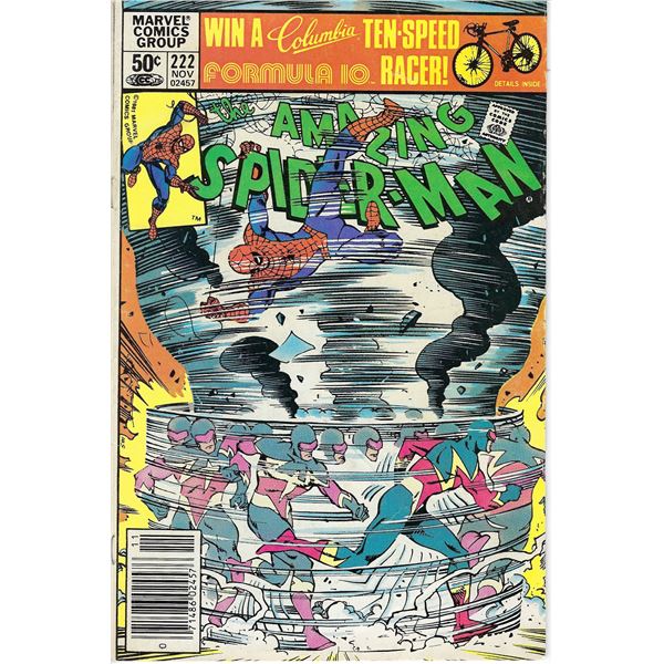 The Amazing Spider-man Marvel Comic Book #222