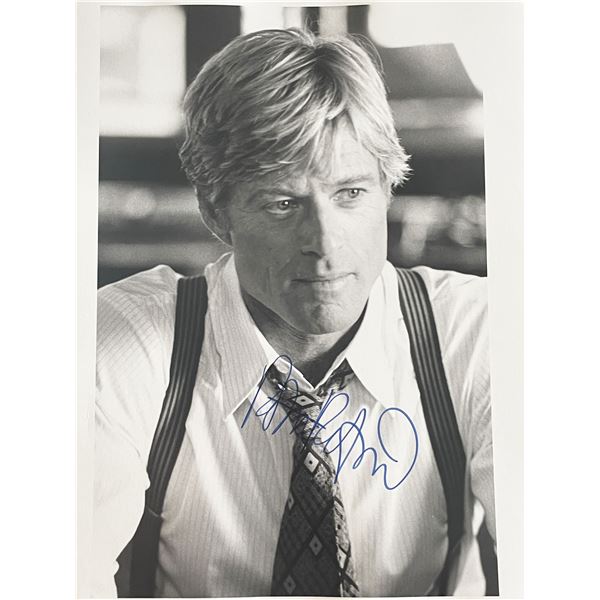 Robert Redford signed photo
