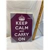 Image 1 : Keep Calm and Carry on sign
