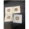 Image 1 : 4 old canada .10c silver
