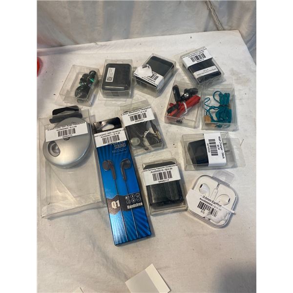 Lot of earbuds etc new