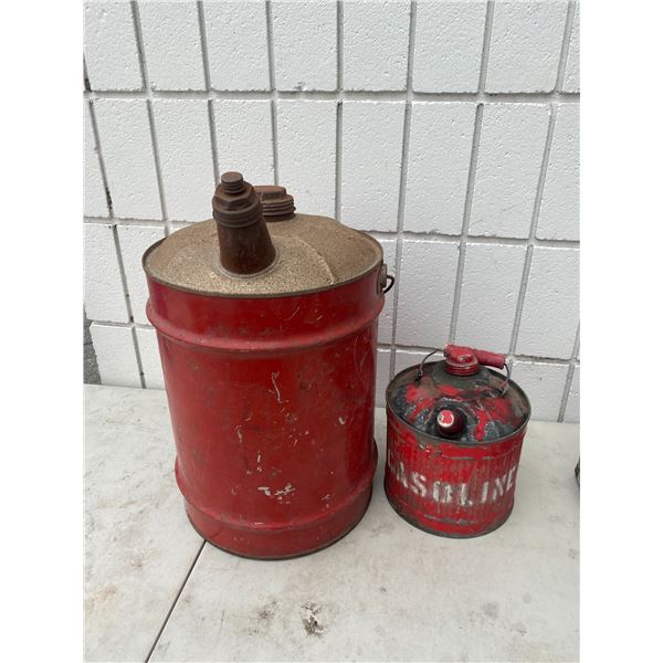 2 fuel cans