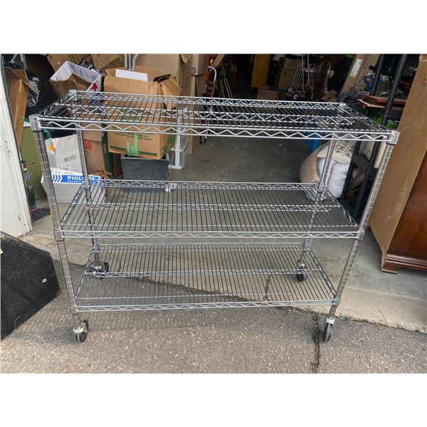 Rolling shelf