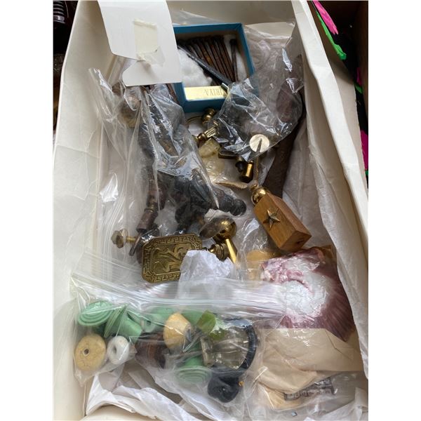 Drawer handles lamp tops and other items