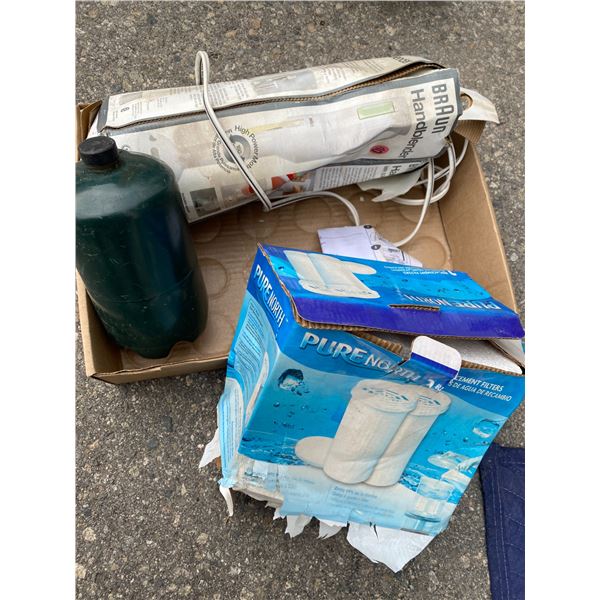 Filters, hand blender etc