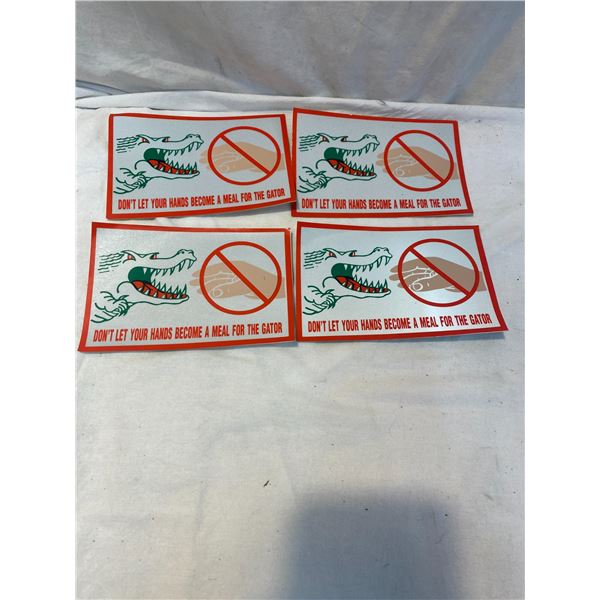 Gator stickers