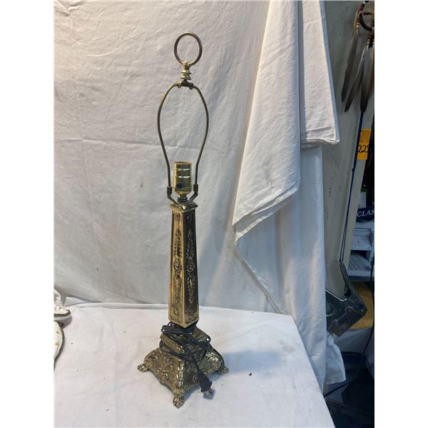 Vintage brass lamp