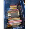 Image 1 : Assorted books and bin with lid