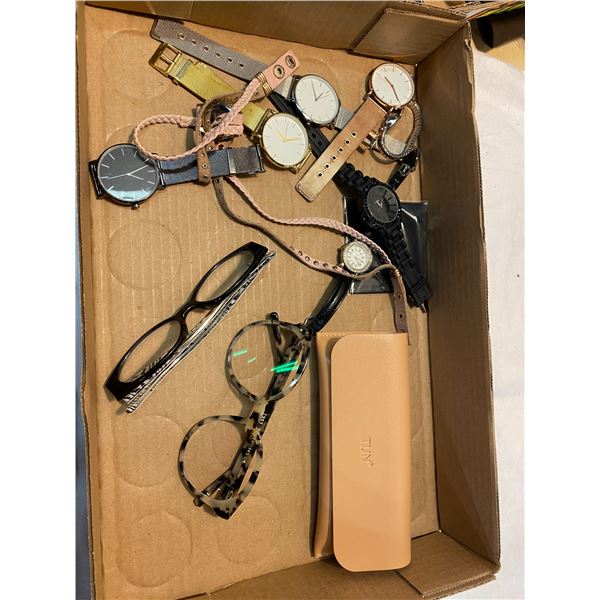 Watches and  glasses