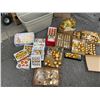 Image 1 : Vintage and other Christmas ornaments in bin with lid