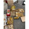 Image 3 : Vintage and other Christmas ornaments in bin with lid