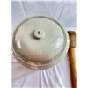 Image 3 : Medalta Crock with Lid and Masher