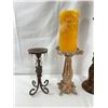Image 2 : Candle/Holder Lot