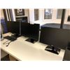 Image 1 : 2 FUJITSU 24",  LG 23" AND A VIEW SONIC 27" LCD MONITOR