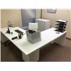 Image 2 : CONTENTS OF OFFICE INCLUDING WHITE FURNITURE, STATIONERY CABINET AND OFFICE CHAIR