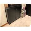 Image 2 : 4 BLACK 36" X 36" STORAGE CABINETS AND CONTENTS