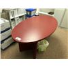 Image 1 : 6' CONFERENCE TABLE AND WHITE SHELVING