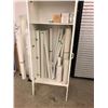 Image 2 : WHITE 80"T X 3'W STORAGE CABINET WITH CONTENTS