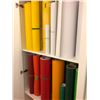 Image 2 : WHITE 80"T X 3'W STORAGE CABINET WITH CONTENTS