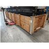 Image 2 : 17' X 41" X 32" WOOD SYMA STRUCTURE STORAGE CRATE