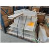 Image 2 : 2 PALLETS OF WHITE ASSORTED WOOD EXHIBITER DISPLAYS