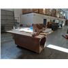 Image 1 : MOBILE WOOD WORK TABLE 78"W X 59"D X 39"H AND CONTENTS