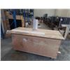Image 1 : MOBILE WOOD WORK TABLE 72"W X 32"D X 35"H
