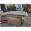 Image 2 : MOBILE WOOD WORK TABLE 76"W X 43"D X 35"H