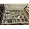 Image 2 : 5 ASSORTED MOBILE PARTS ORGANIZER/CARRIER WITH CONTENTS OF ASSORTED HARDWARE INCLUDING NUTS, BOLTS,