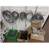 Image 2 : LOT OF ASSORTED SAFETY CABLES, RAIL PARTS, COUPLINGS, AND LIGHT COUPLINGS