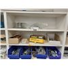 Image 2 : 9 SHELVES OF ASSORTED HARDWARE INCLUDING NUTS, BOLTS, ANCHORS, CHAIN, CONNECTORS AND BRACKET PLATES
