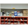 Image 2 : 3 SHELVES OF ASSORTED HARDWARE INCLUDING 1 - 32 / 1 - 40 CUBBY HARDWARE ORGANIZERS WITH