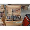 Image 2 : HAFELE SCHLAUMEIER PLUS MOBILE WOOD TOOL CHEST AND CONTENTS OF ASSORTED HAND TOOLS