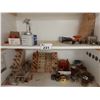 Image 2 : WHITE 2 DOOR 5 TIER STORAGE CABINET WITH CONTENTS OF ASSORTED ROUTER BITS, HOLE SAWS, DRILL BITS,