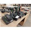 Image 2 : LOT OF 4 FESTOOL CORDLESS DRILLS, 5 BATTERIES, 2 CHARGERS AND 2 HITACHI CORDLESS