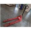 Image 2 : RED 5,500 LB CAPACITY NARROW PALLET JACK (DAMAGED)