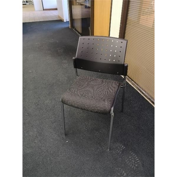 SKID-51 - UPHOLSTERY CHAIR BLACK