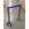 Image 1 : SKID-74 - BELT STANCHIONS, (SILVER, BLUE),SKID-