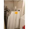 Image 2 : SKID 146 - WHITE MELAMINE TABLE TOPS, VARIOUS SIZES: 250 X 80 X 40: 1 PCS, 240 X 80 X 40: 2 PCS