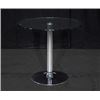 Image 3 : SKID 134 - GLASS TABLES 700MM(GLASS) SITTING HEIGHT GLASS TABLES / BASE (4) ,