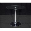 Image 3 : SKID 134 - GLASS TABLES 700MM(GLASS) SITTING HEIGHT GLASS TABLES / BASE (4) ,