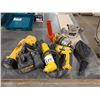Image 1 : DEWALT DW965 CORDLESS ANGLE DRILL WITH BATTERY / CHARGER, DEWALT ELECTRIC PALM SANDER, DEWALT