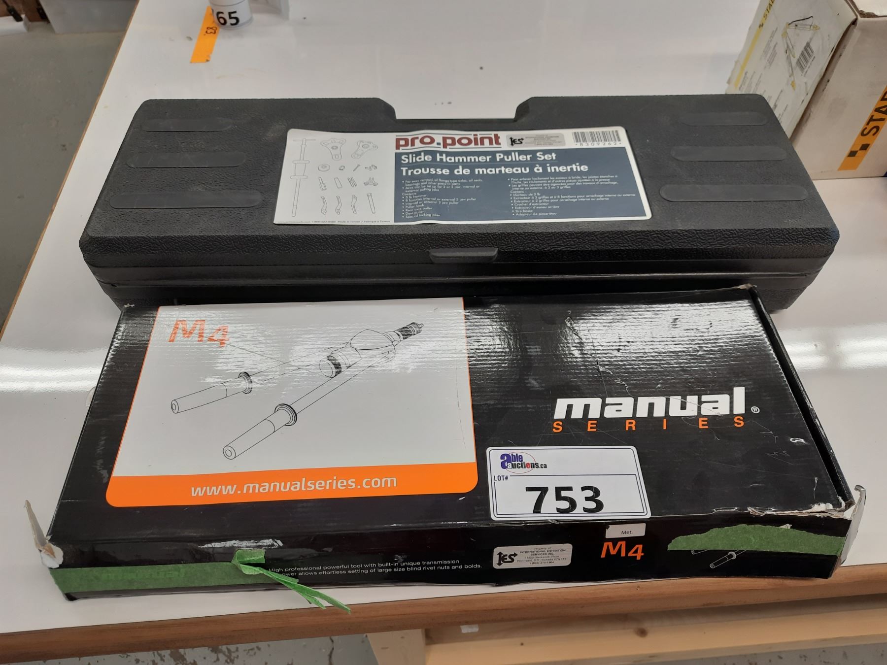 MANUAL SERIES M4 TOOL, & PRO-POINT SLIDE HAMMER PULLER SET