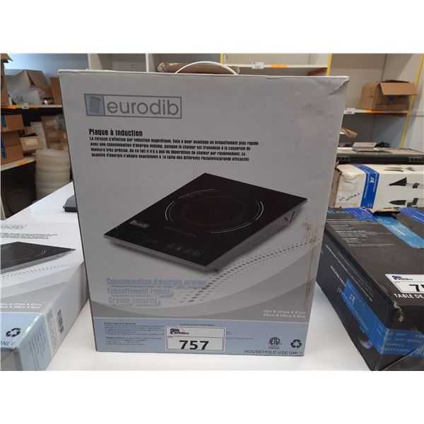 EURODIB SINGLE BURNER INDUCTION ELECTRIC COOKTOP