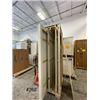 Image 2 : SKID 262B - 3 PIECES - LED WALLS FOR WORKSTATION, WHITE LAMINATE, 1000X200X2500
